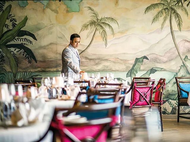 The Indian Room on Borealis is a delight for all the senses