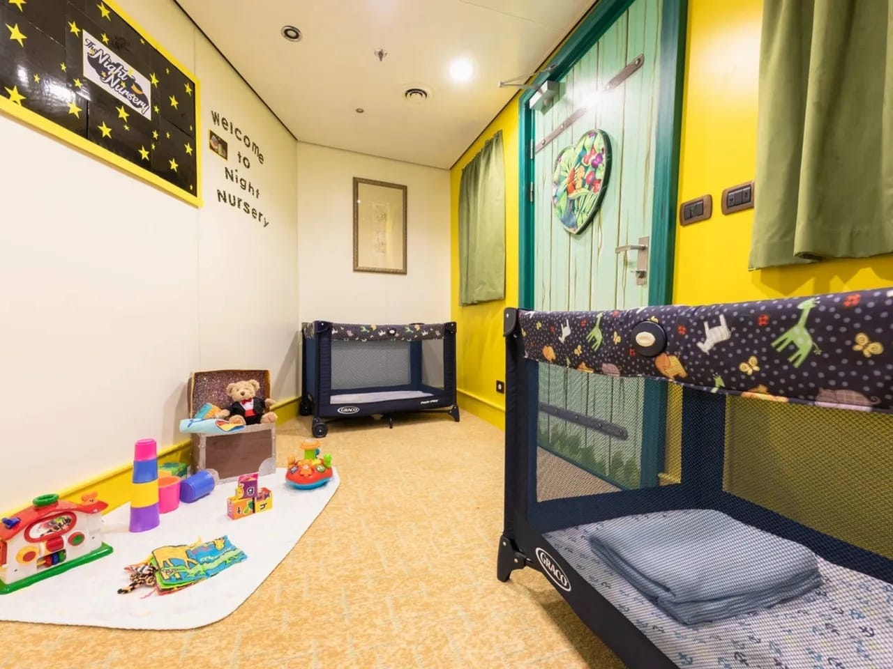Cunard's dedicated night nursery