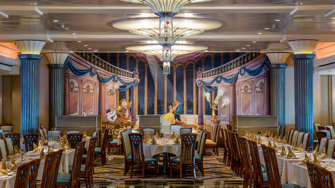 Lumiere's restaurant on Disney Magic is part of the rotational dining experience
