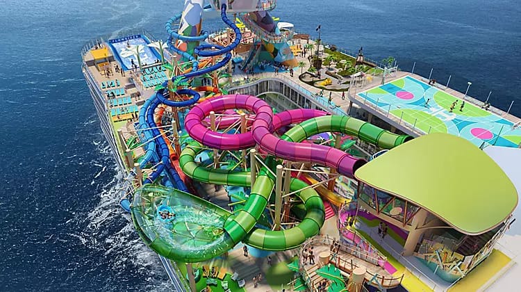 Category 6 waterpark on Star of the Seas is the largest at sea