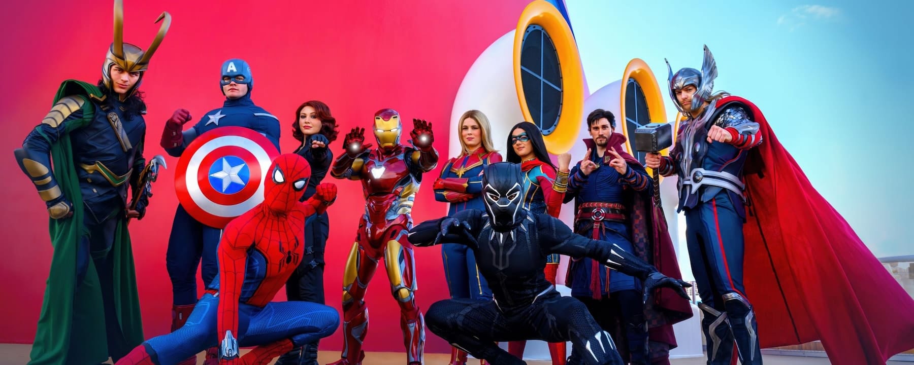 Enjoy a Marvel Day at Sea with themed activities and entertainment on select cruises