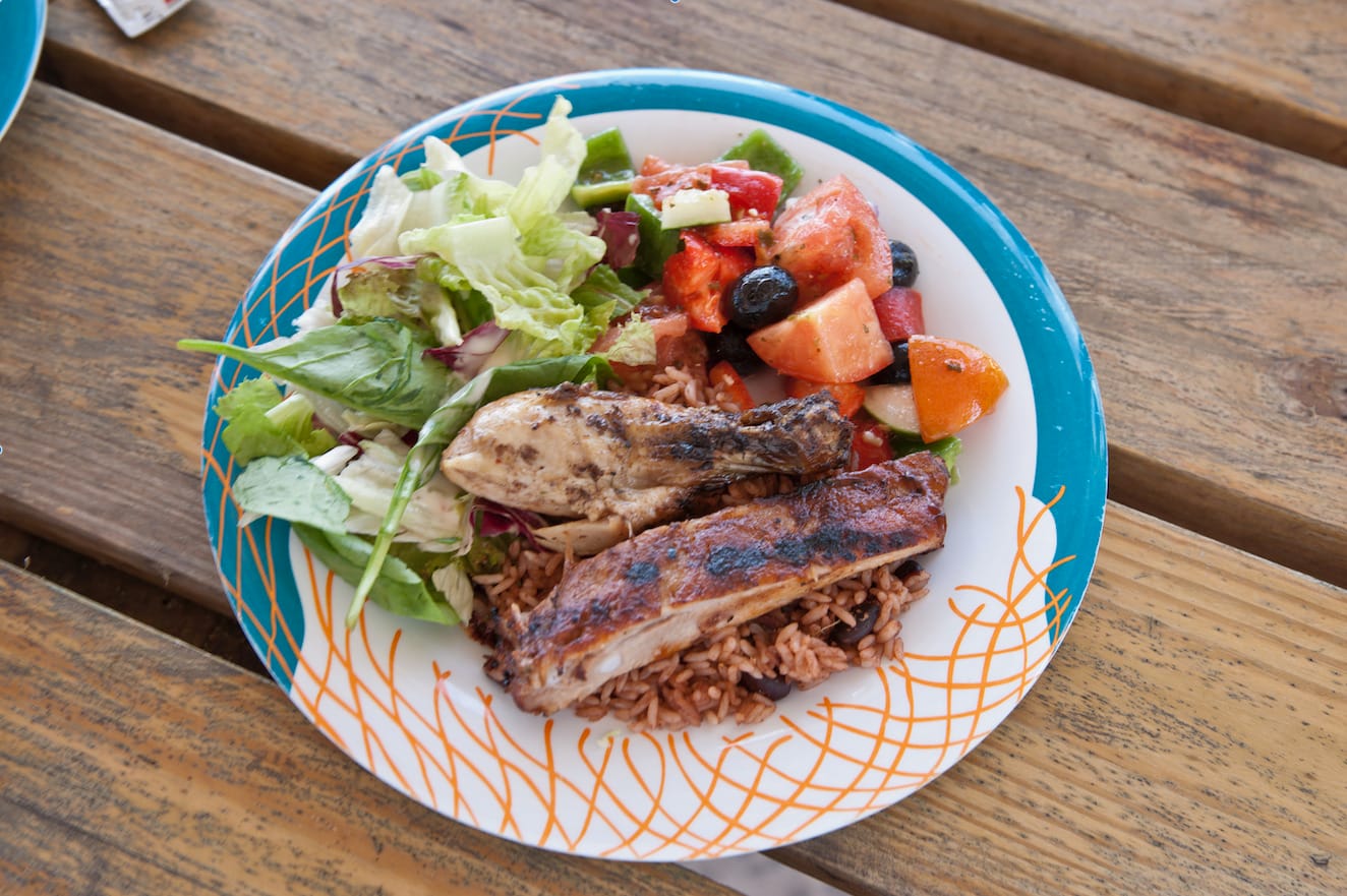 Labadee's food offering features Caribbean favourites