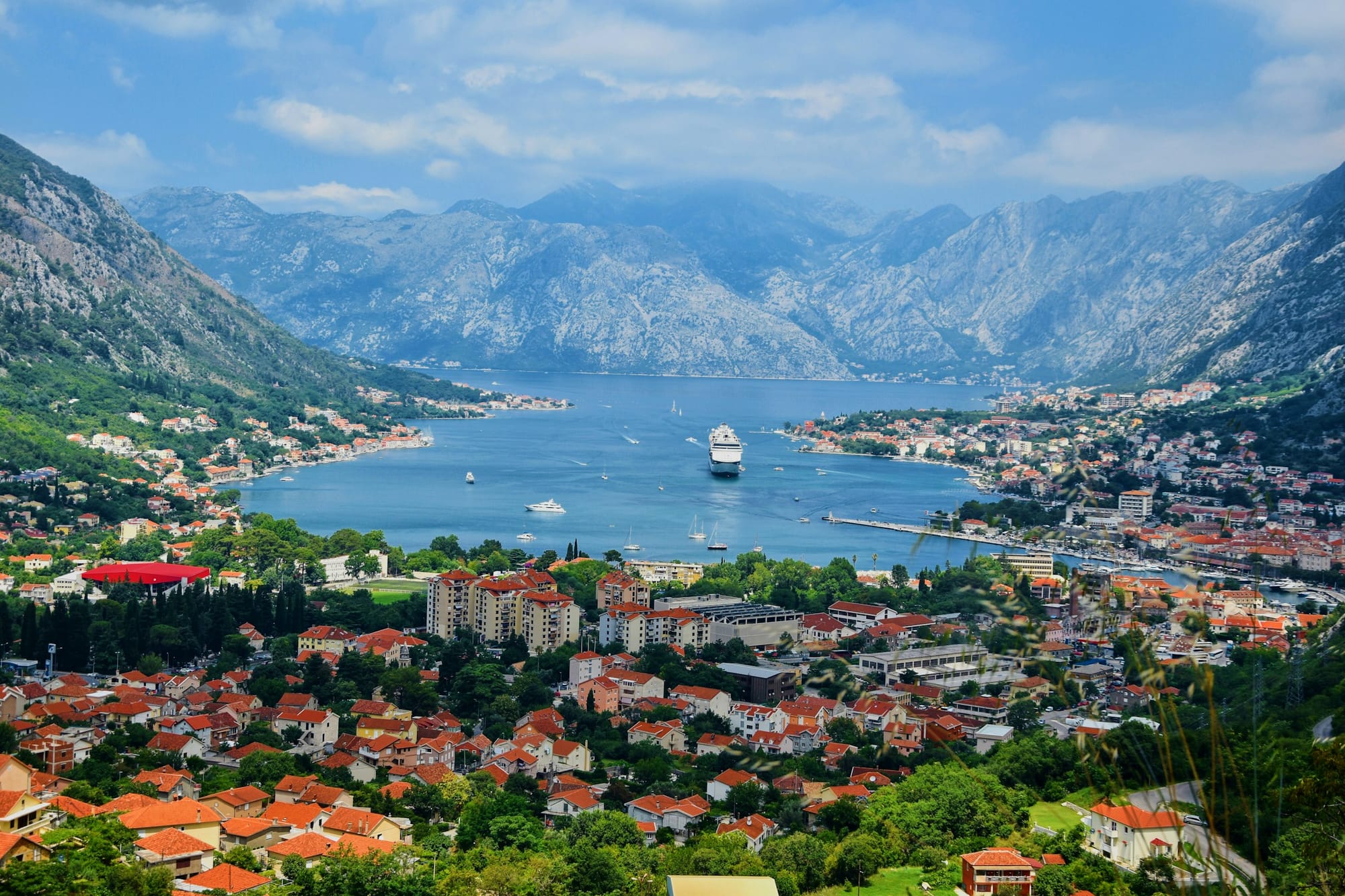Witness the delights of Kotor's surroundings as you glide into port