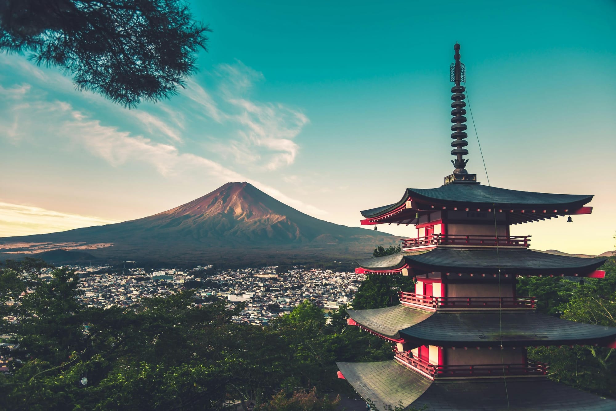Summer is the best time to hike Mount Fuji or admire it from sea level