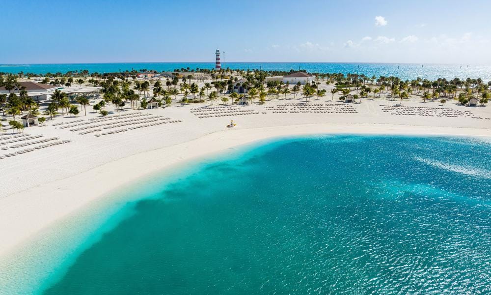 Relax on the beautiful island of Ocean Cay