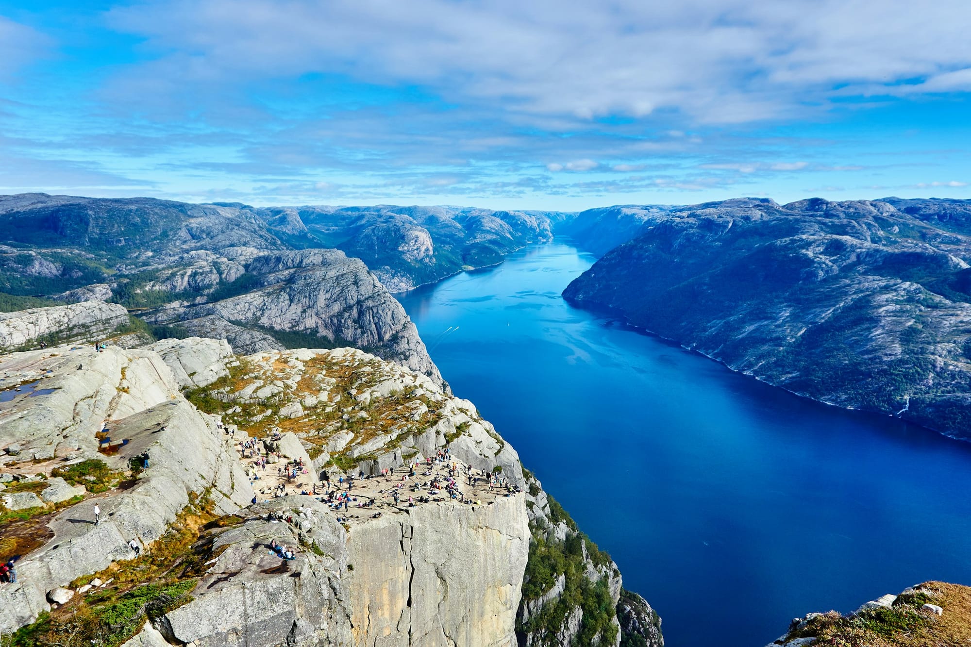 Enjoy stunning scenery throughout the year in the fjords