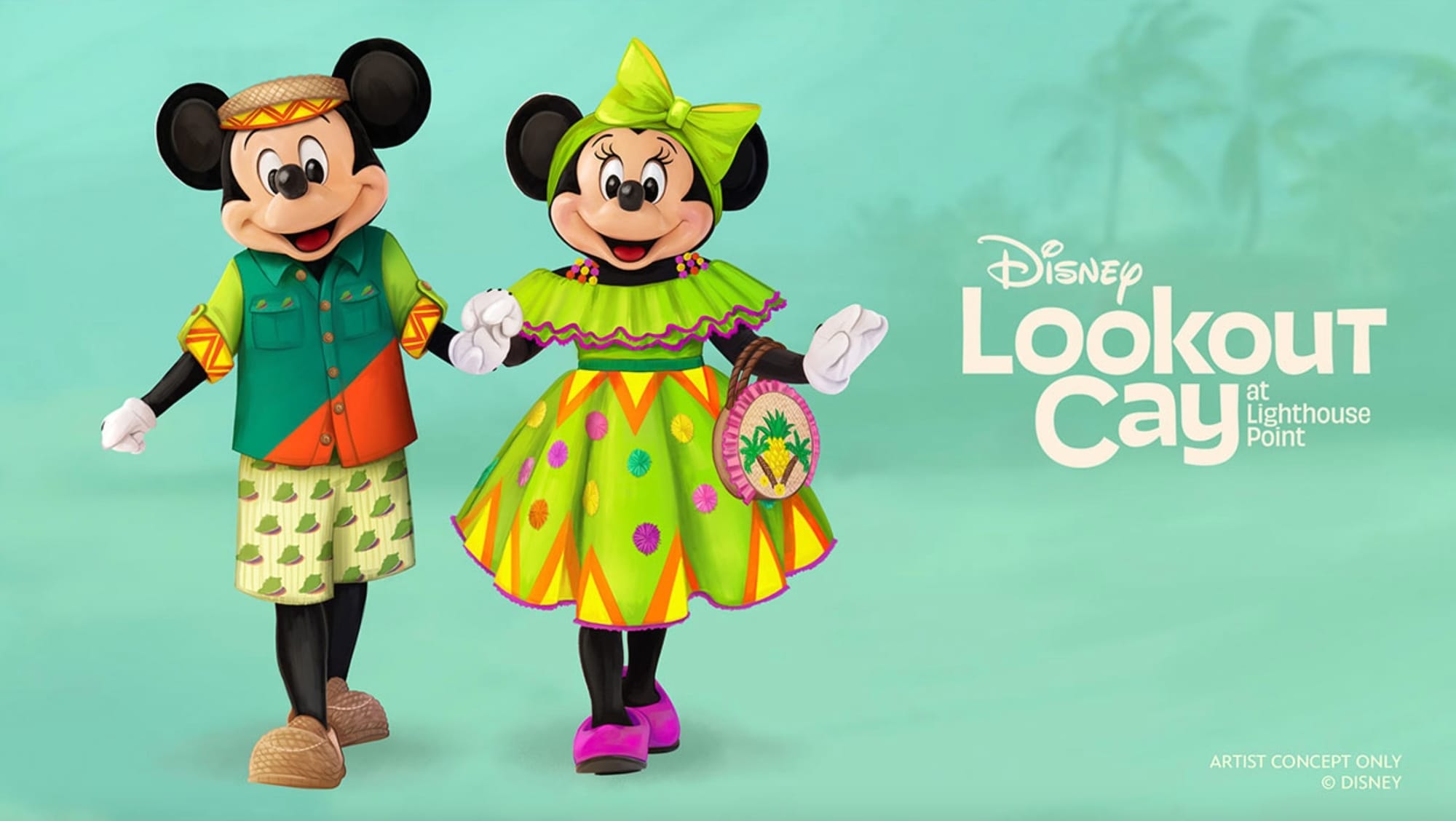 Join Mickey and Minnie for Bahamian fun at Lookout Cay