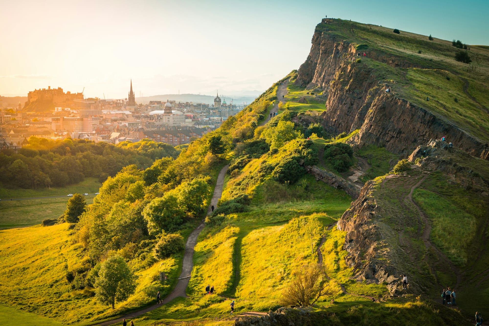 Enjoy the spectacle of Edinburgh atop the magnificent Arthur's Seat