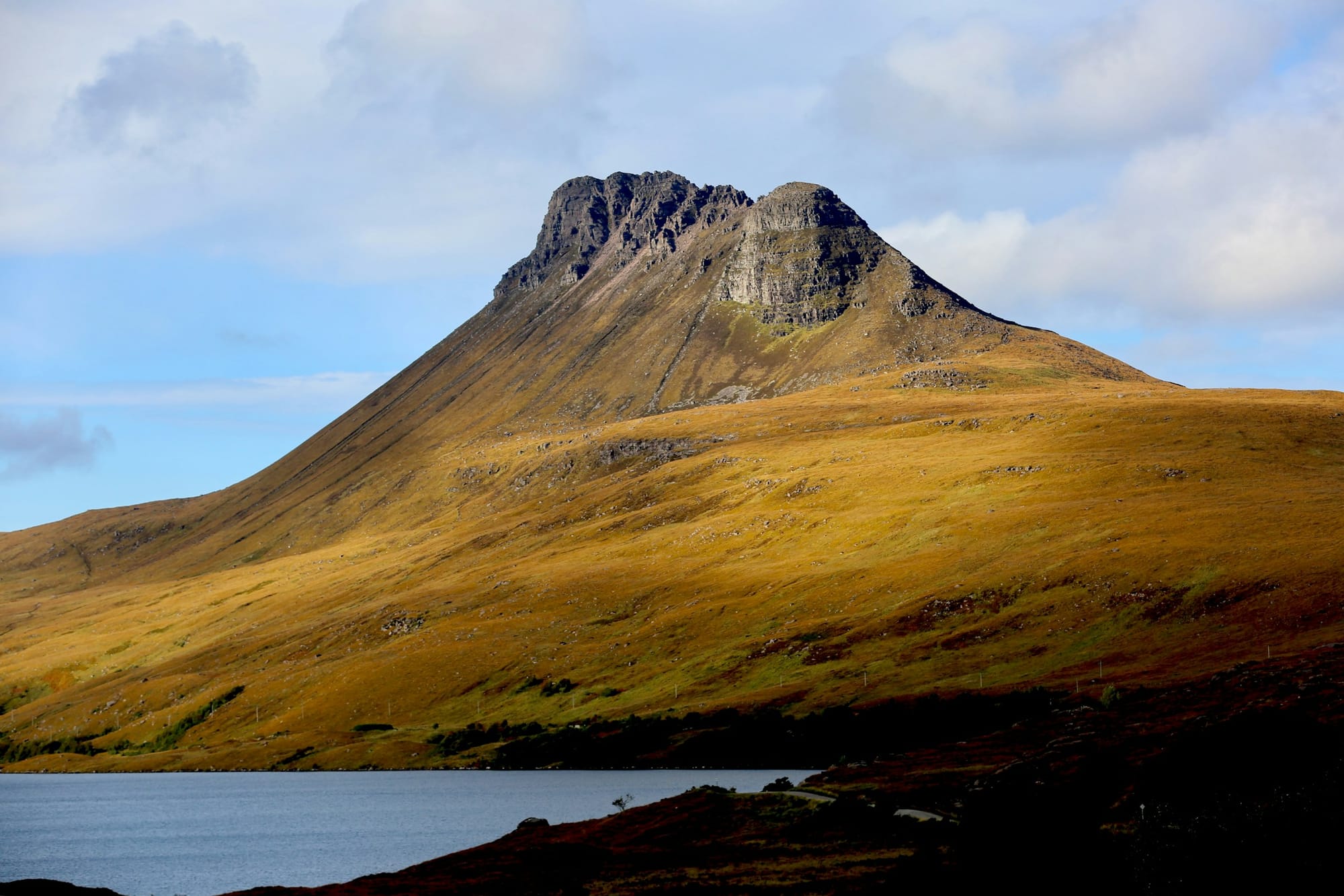 Stac Pollaidh is a great challenge for hikers just north of Ullapool
