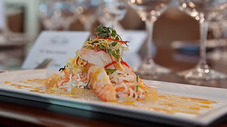 Enjoy an excellent tasting menu alongside fellow cruisers on the exclusive Chef's Table