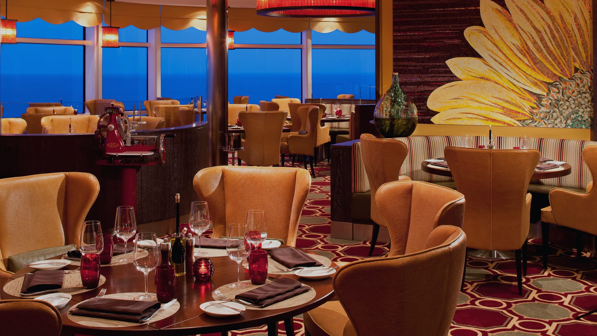 Relax in Tuscan Grille's gorgeous dining room