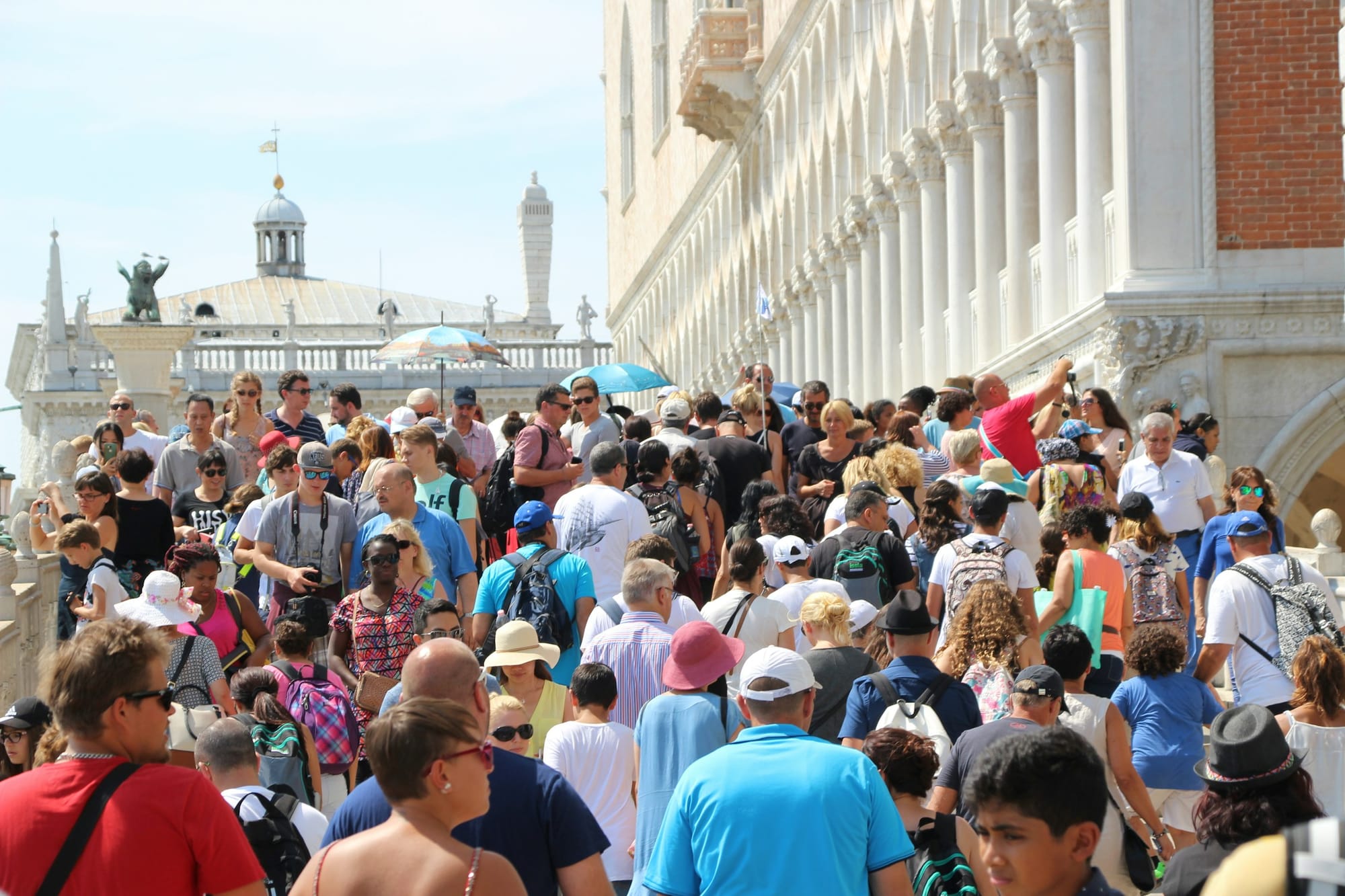 Venice has long been swarming with tourists 
