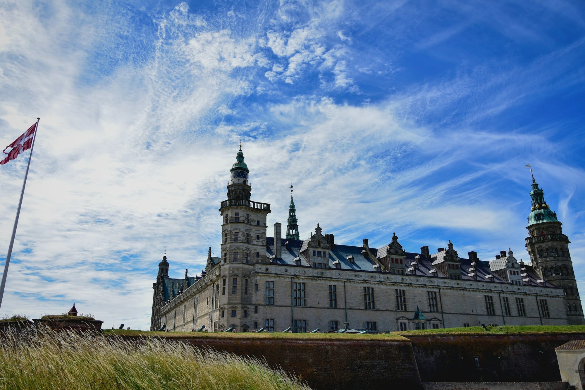 Kronborg Castle was the inspiration for Shakespeare's Elsinore 