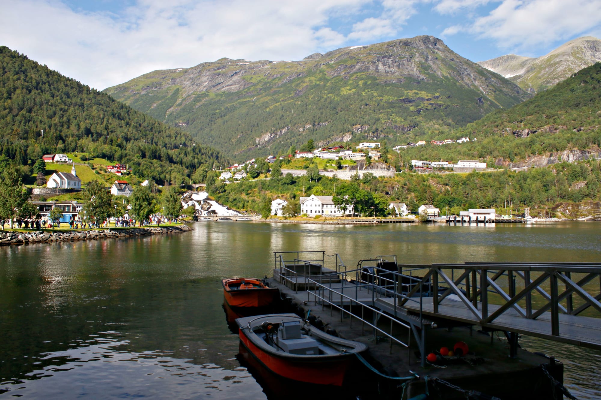Visit the idyllic, peaceful Hellesylt on Gierangerfjord