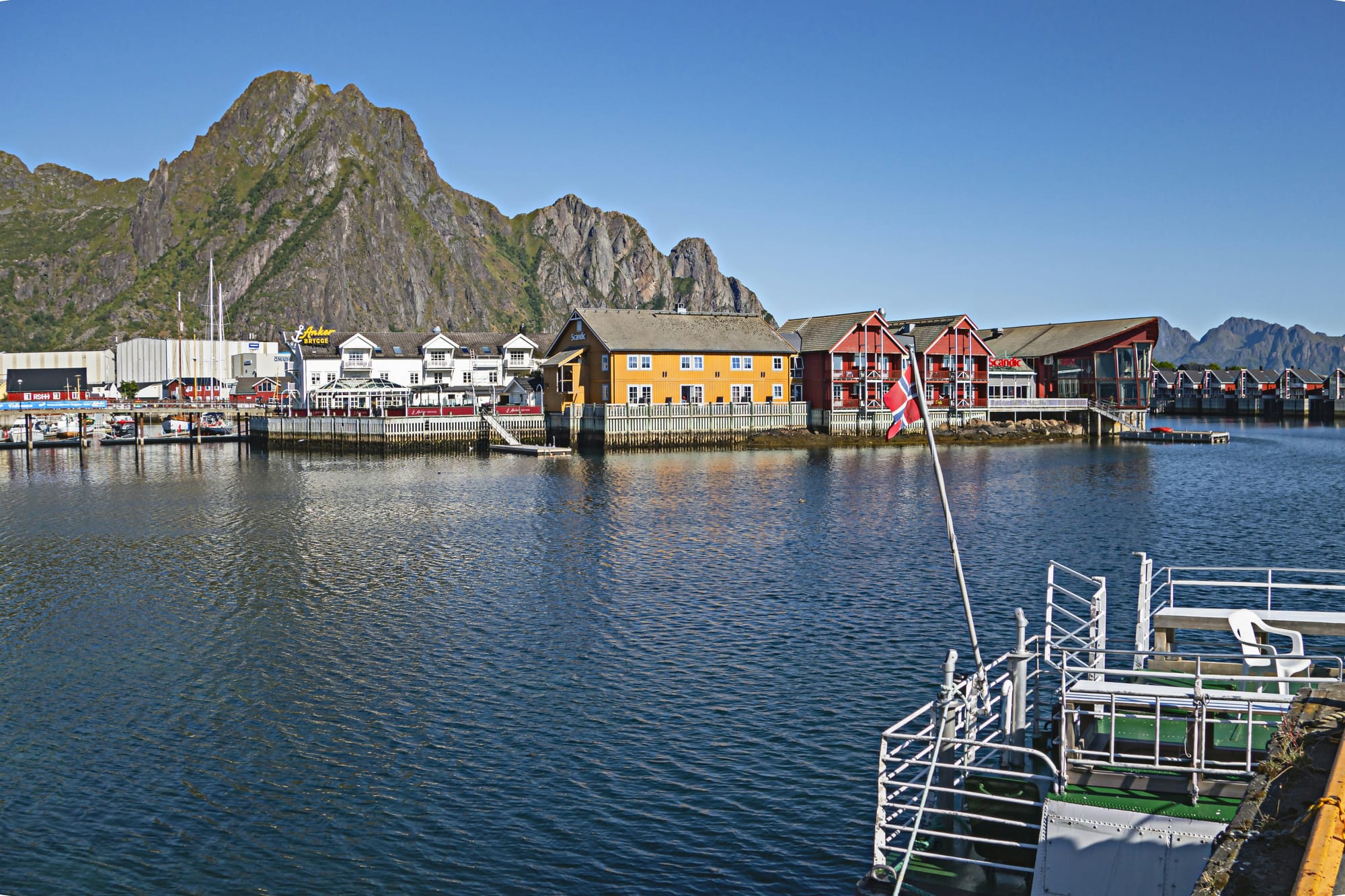 Explore the Lofoten Islands' largest town of Svolvær